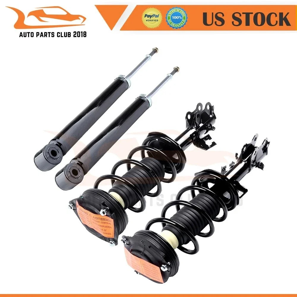 Front Struts and Rear Shock Absorbers Set for Nissan Versa 2007-2012