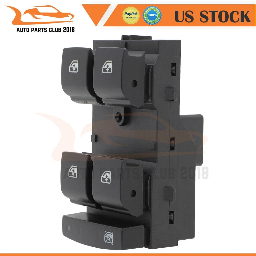 Front Left Power Window Switch for Chevrolet Equinox (2010–2017)