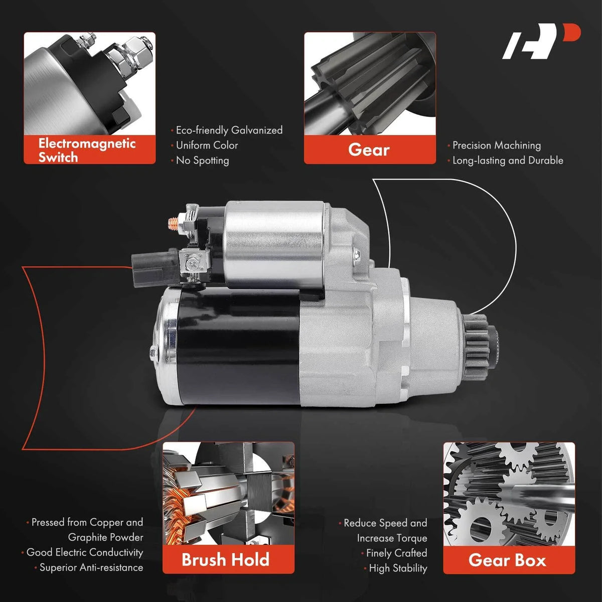 2014-2018 Starter for Nissan Maxima, Altima & Infiniti QX60
