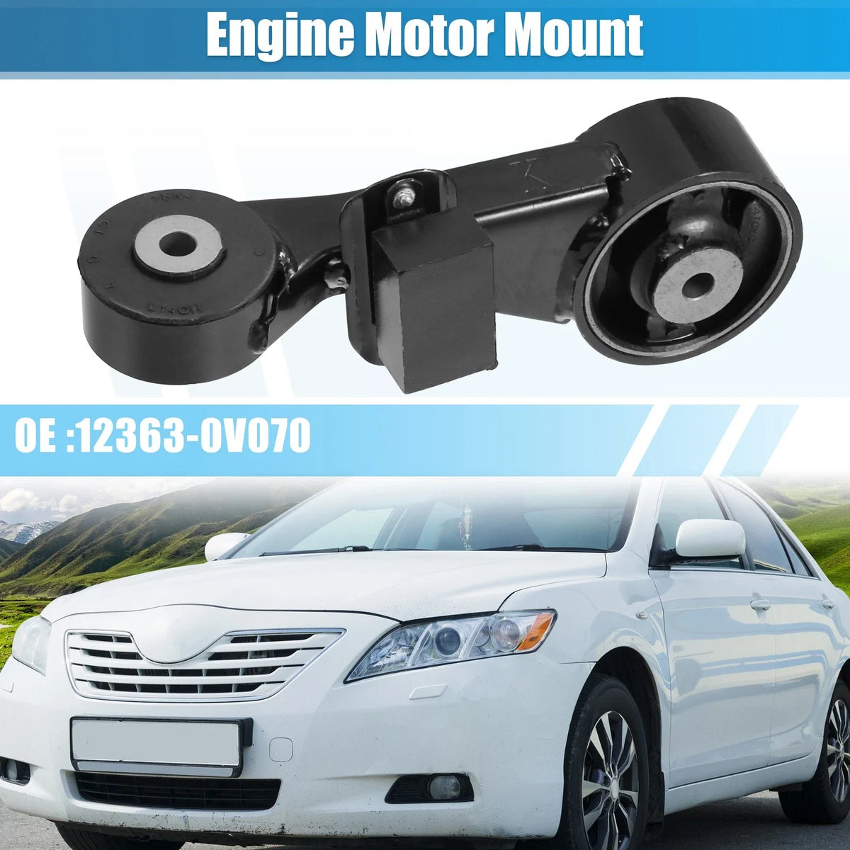 Front Right Engine Motor Mount for Toyota Camry (2009–2017) No. 12363-0V070