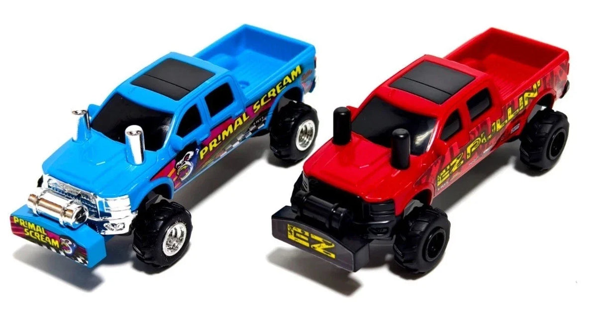 Set of 2 ERTL 1:64 Scale Pullers for 2025 EZ Pullin & Primal Scream 4WD Trucks