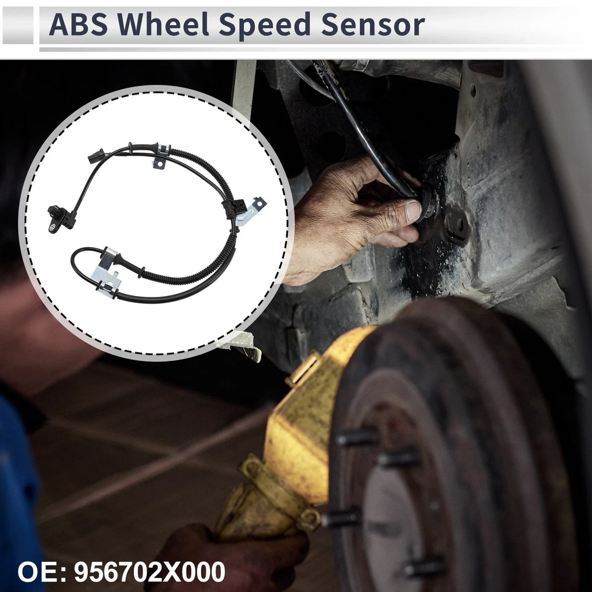 ABS Wheel Speed Sensor No. 956702X000 for Kia Soul (2009–2017)