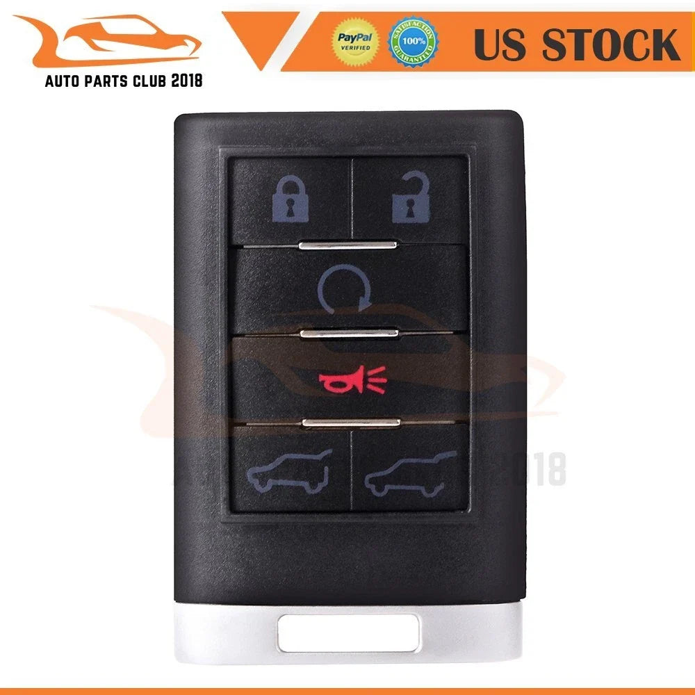 Keyless Key Fob Remote Case Shell for Cadillac Escalade (2009–2013)