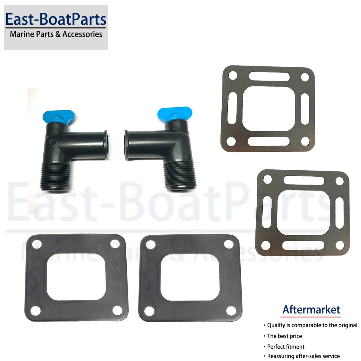 Exhaust Elbow Gasket (2pcs) for MerCruiser 27-8637251 Cool Block Off