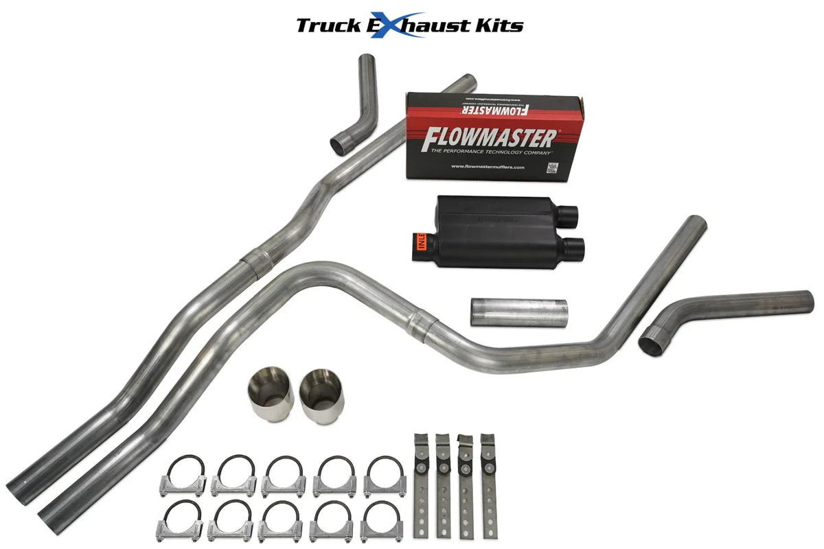 2.5" Dual Exhaust Kit with Super 40 DW Tip for Chevy Suburban 2007-2014