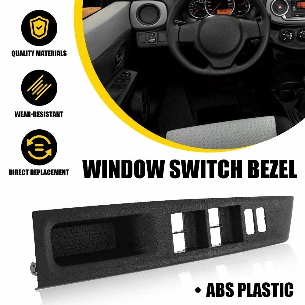 Left Side Bezel Cover for Door Window Switch - Toyota Yaris 2012-2014