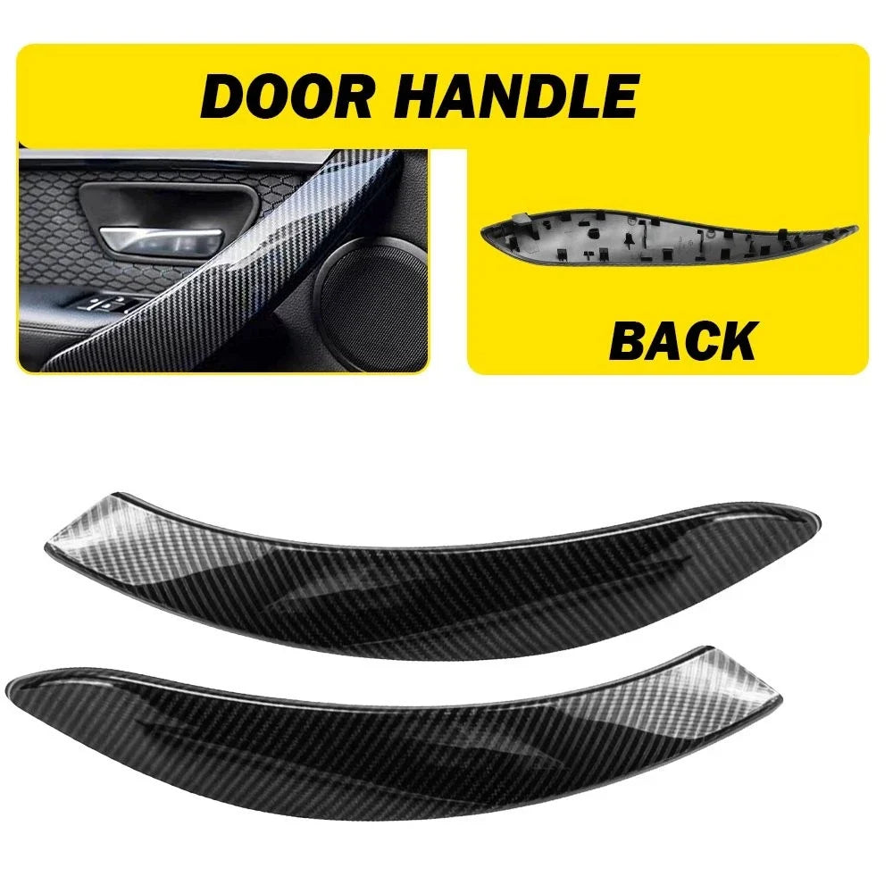 Carbon Fiber Inside Door Handle Cover for BMW F30 F31 3 Series (2013–2018)