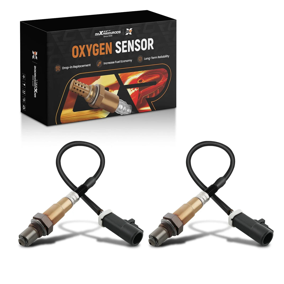 2pc Oxygen Sensors for Ford F-150 V6-4.2 (2002–2003)