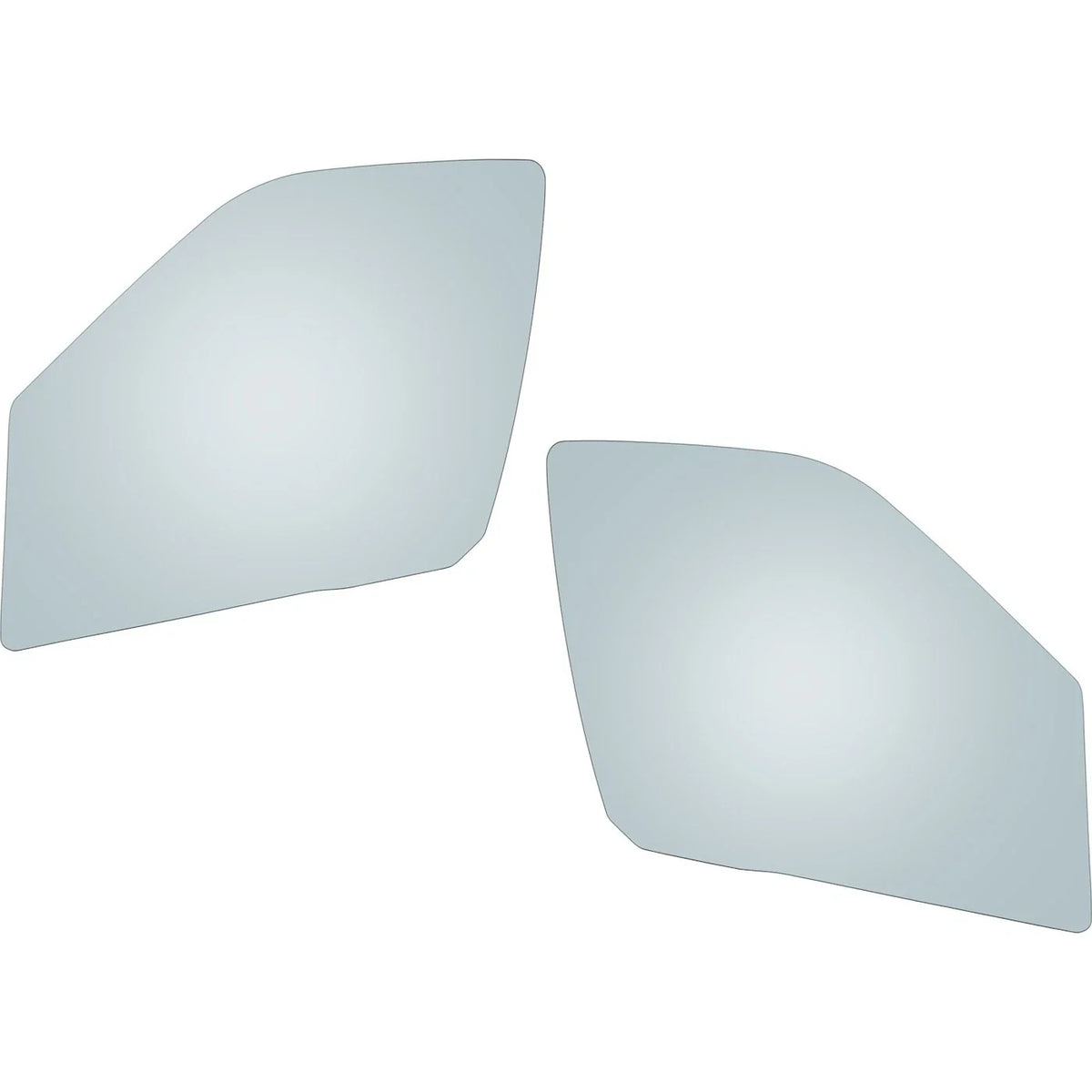 Pair of 2 Front Glasses for Lincoln Doors