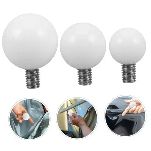 3X Paintless Dent Removal Tool Kit for Universal Use (Metal Hooks, Slide Bar)