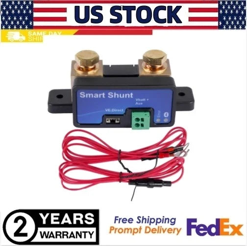 Smart Battery Monitor for DC Systems (6.5-70V, 500A)