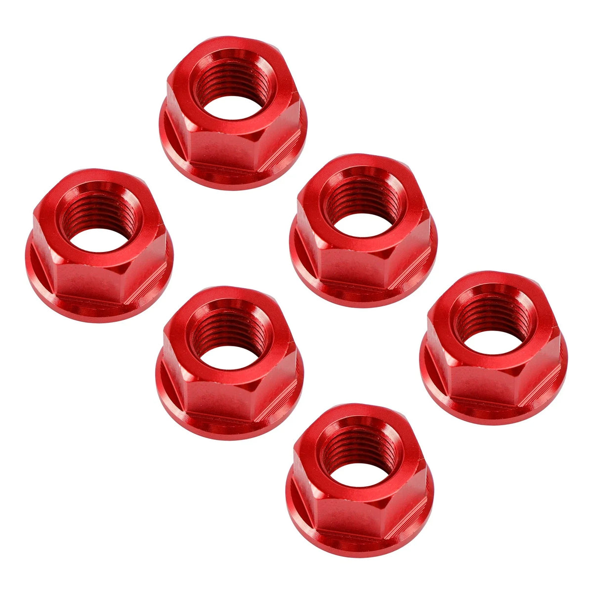 Rear Sprocket Nut Kit M10x1.25mm Red for Kawasaki ZX10R ZX6R 2004-2024