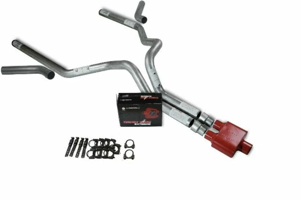 Dual Exhaust Kit for Chevy GMC 1500 (2019–2025) - 3" Cherry Bomb Extreme
