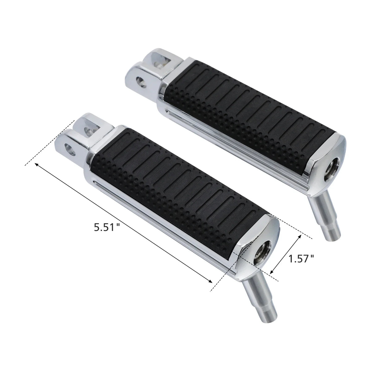 Driver Footpegs for Harley Softail Low Rider Fat Bob 2018-2025