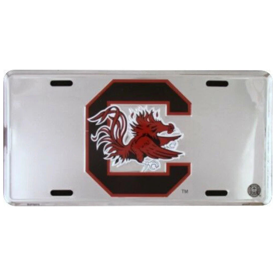 License Plate Sign Tag for South Carolina Gamecocks (6x12)