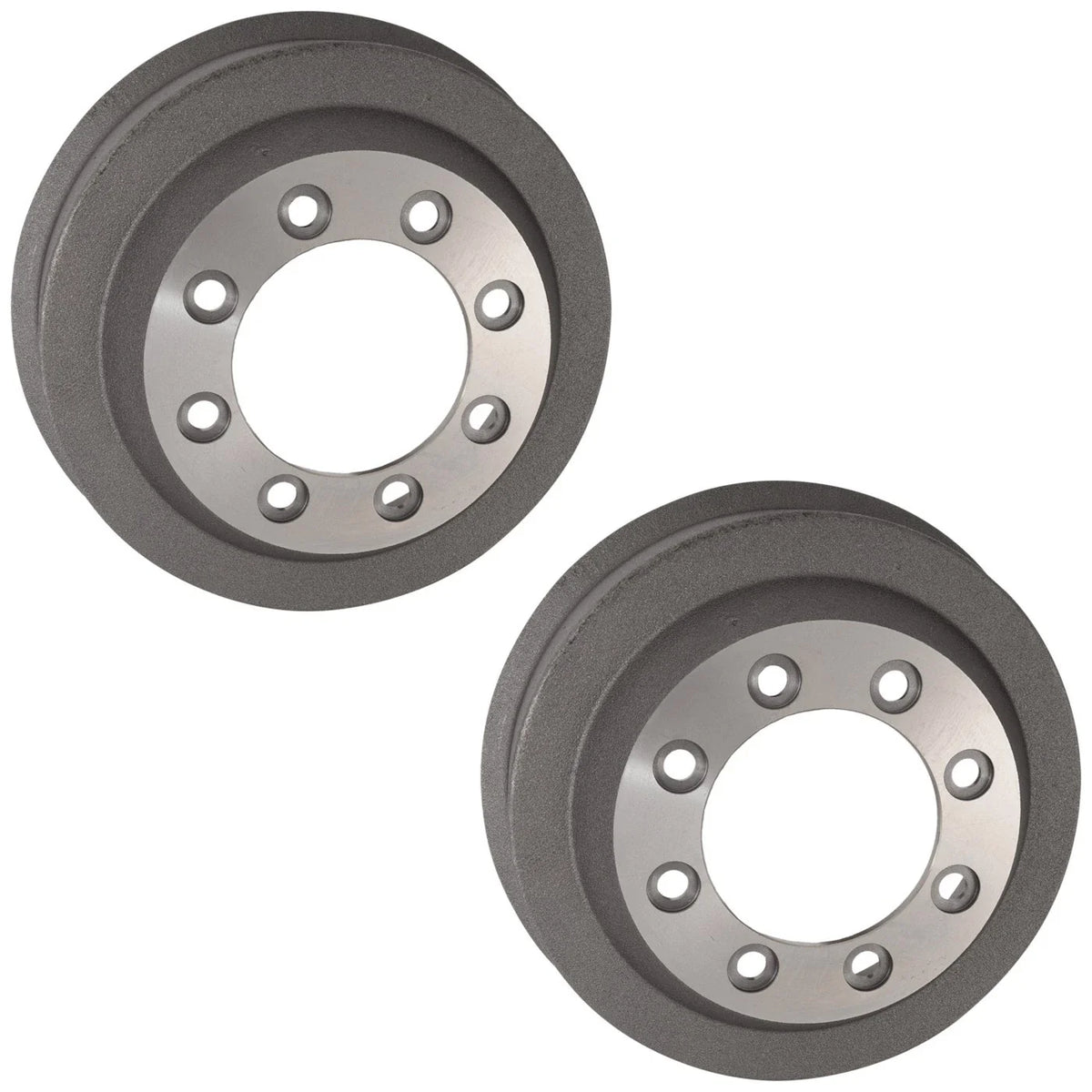 2-Piece Rear Brake Drums for Ford F250 F350