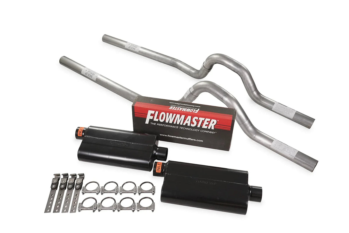 Dual Exhaust System 2.5" Flowmaster 50 Series for GM C/K 20 3/4 Ton 1981-1987
