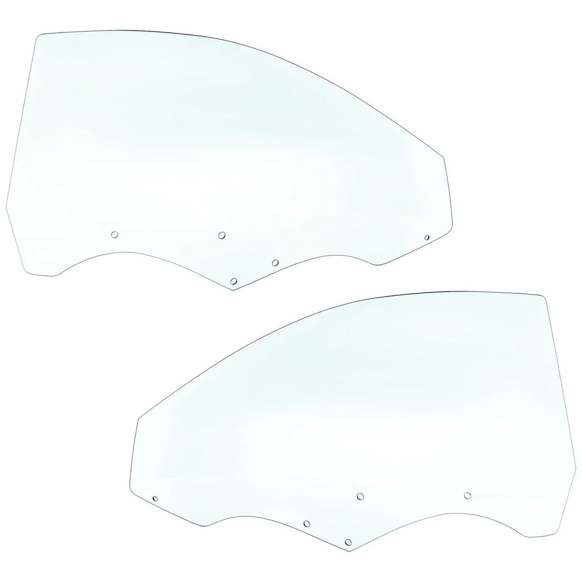 Front Door Glass Set of 2 for Toyota Celica