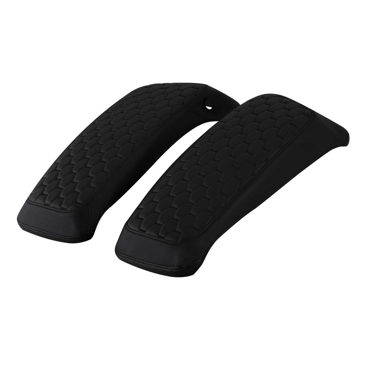 Black Saddlebags Lids Covers for Harley Electra Glide, Road Glide, Street Glide (2014–2023)