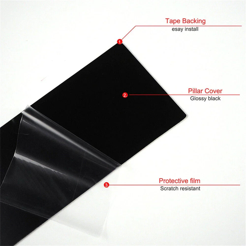8Pcs Window Pillar Trim Cover Set for Nissan Rogue 2014-2020