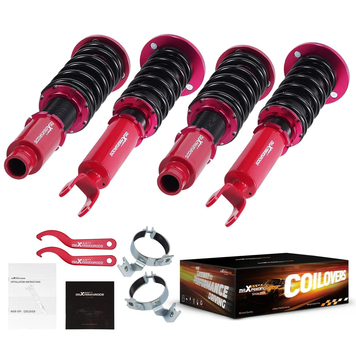 Coilover Shock Absorber Kit for Honda Accord (1990–1997)