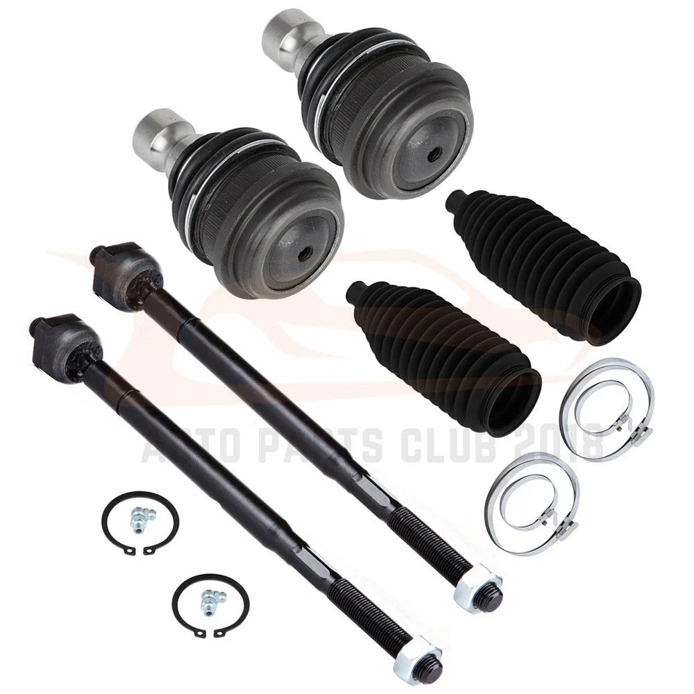 6-Piece Front Lower Ball Joint and Rack Boot Set for Chrysler Sebring 01-05