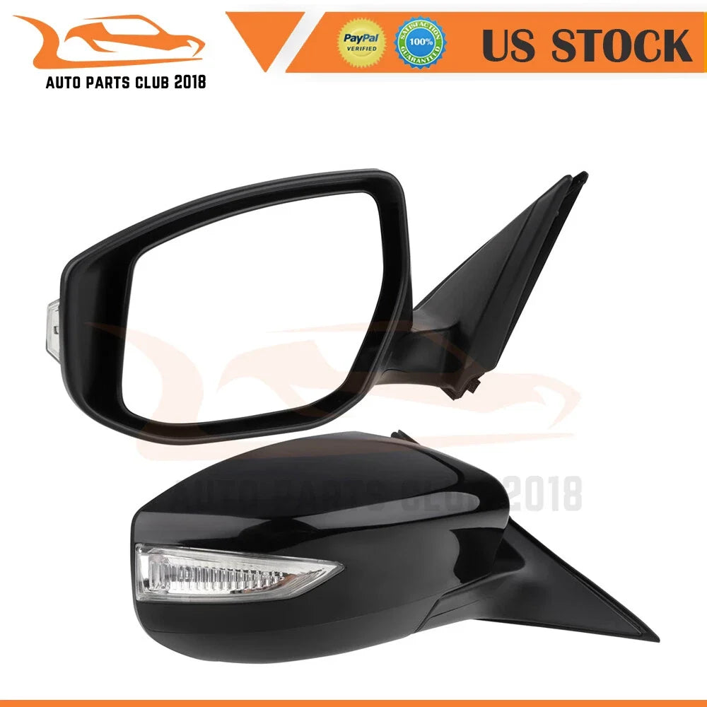 Power Heated Turn Signal Side View Mirrors for Nissan Altima (2013–2018)