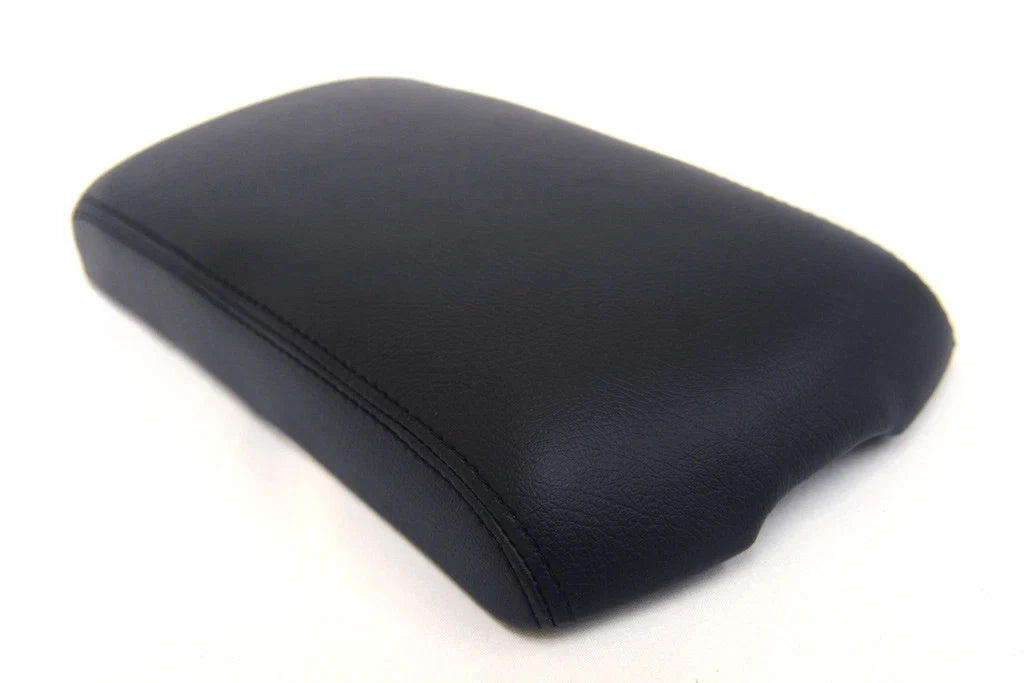 Center Console Armrest Cover for Nissan Rogue (2008–2013) Black Leather