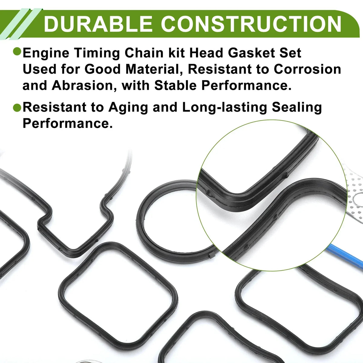 Engine Timing Cover Gasket Set for 4.7L Dodge Durango (2004-2007)