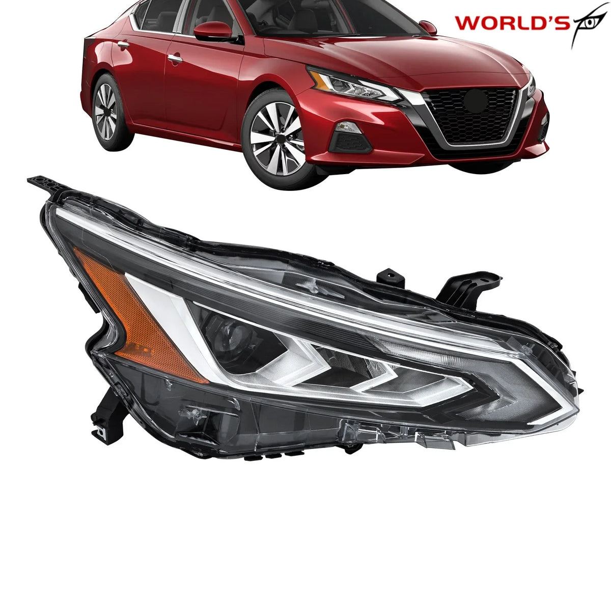 LED Headlight Assembly for Nissan Altima (2019–2021) Right Passenger Side