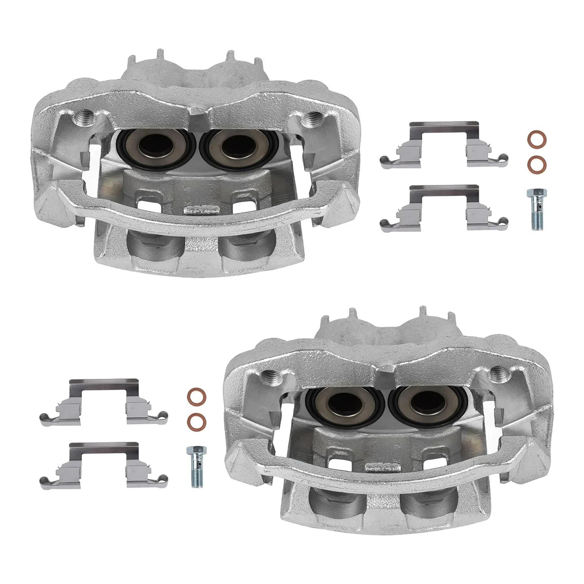 Set of 2 Rear Brake Calipers for Ford Excursion F-250 Super Duty (2000–2005)