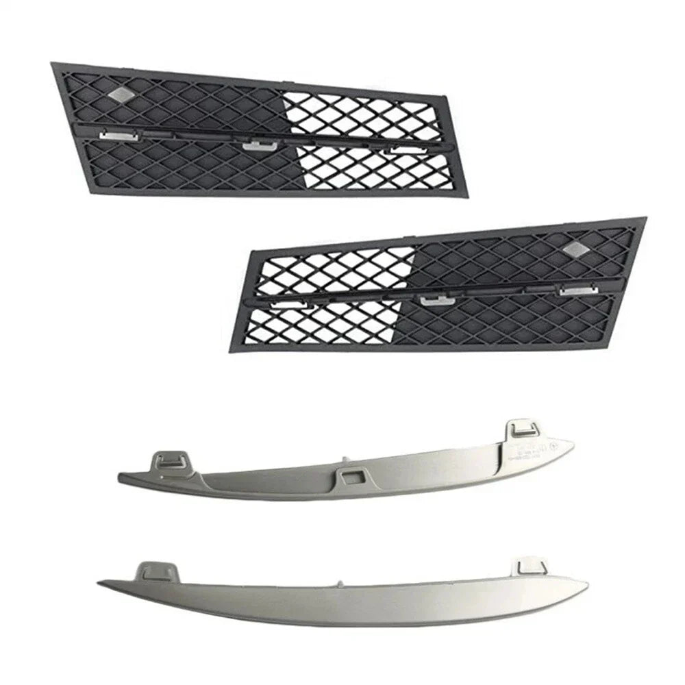 Bumper Grille Front Lower with Strips for 2010-2013 BMW 5 F10 F11