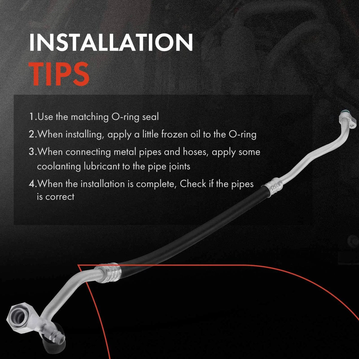 A/C Line Suction Hose for Honda Element 2003 to 2008