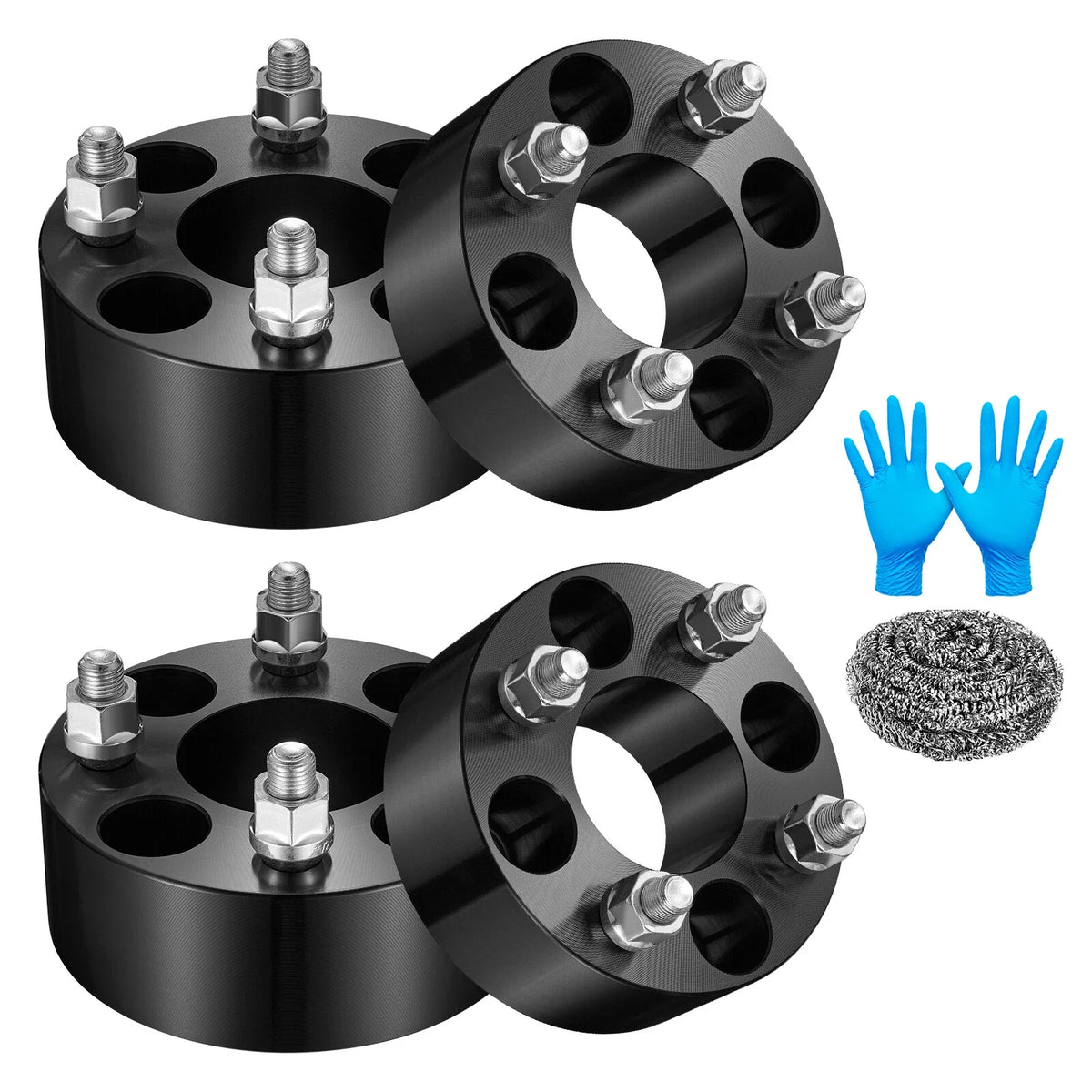 Set of 4 Wheel Spacers for Golf Cart (Club Car, EZ GO)