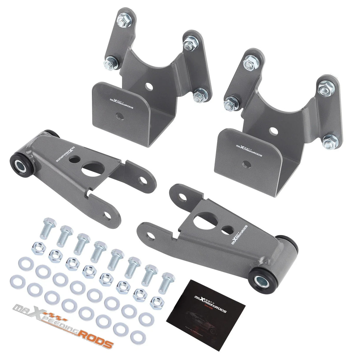 4" Rear Drop Lowering Kit Shackle Hanger for Dodge Ram Charger D100 D150 (1972–1993)