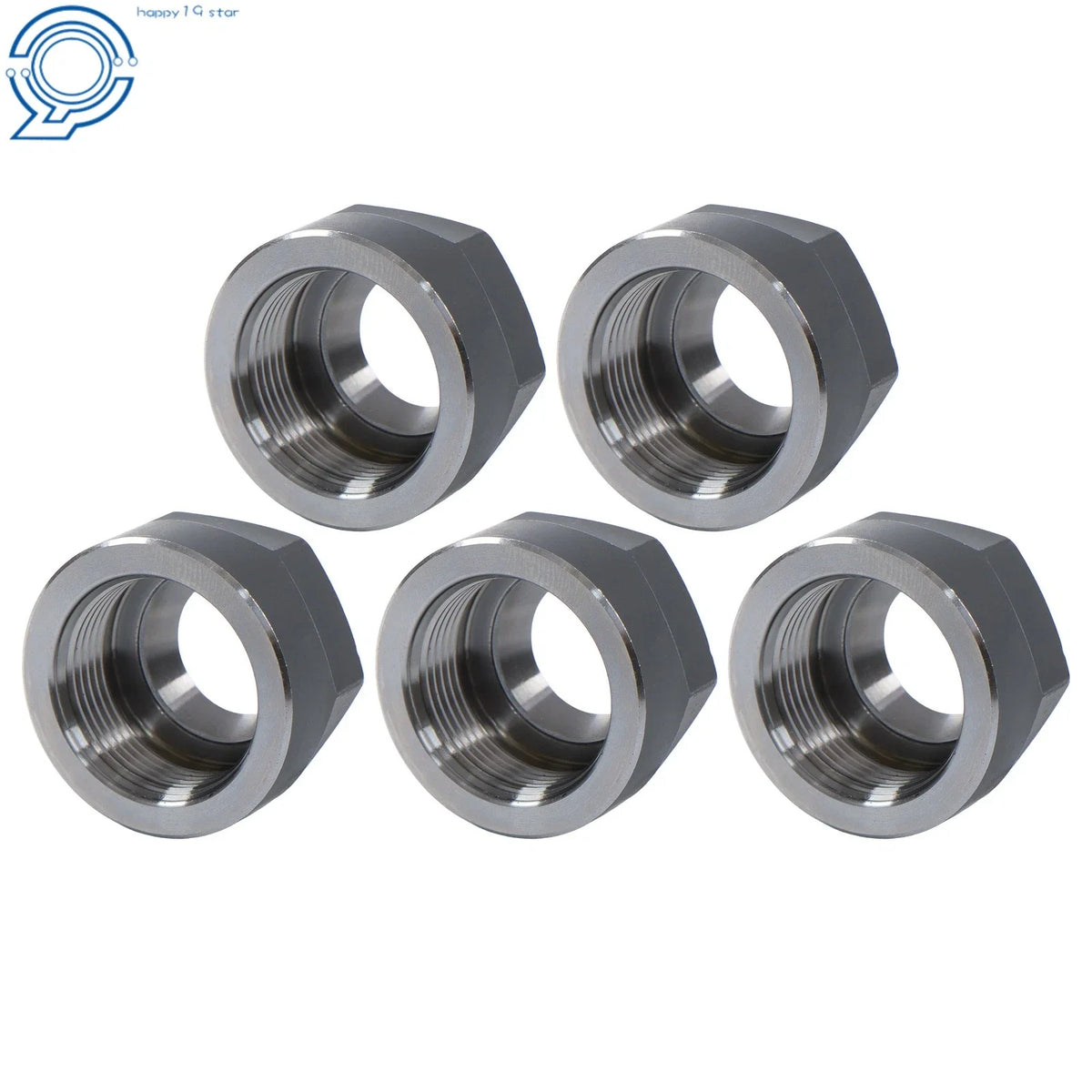 5 Pack Balanced ER20 Nuts for Clamping Collets