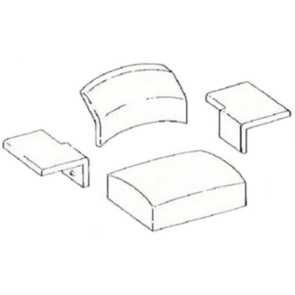 Seat Cushion Set for Caterpillar D5 D6C D7 D8 D9 (8H433 4H4078 8H9167)