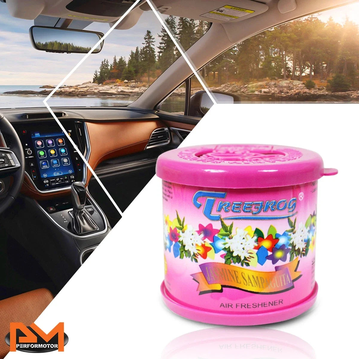 Car/Office Air Freshener Gel - Jasmine Scent, 80g