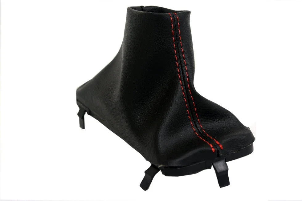 Automatic Shift Boot for Ford F150 (2015–2020) Red Stitch PVC Leather