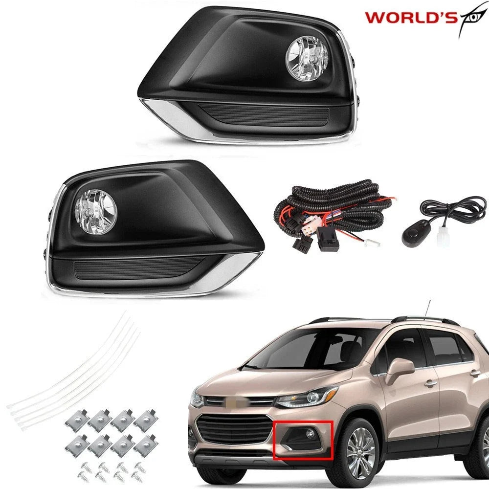 Fog Lights for Chevy Trax (2017–2021) - Bumper Driving Lamp Pair