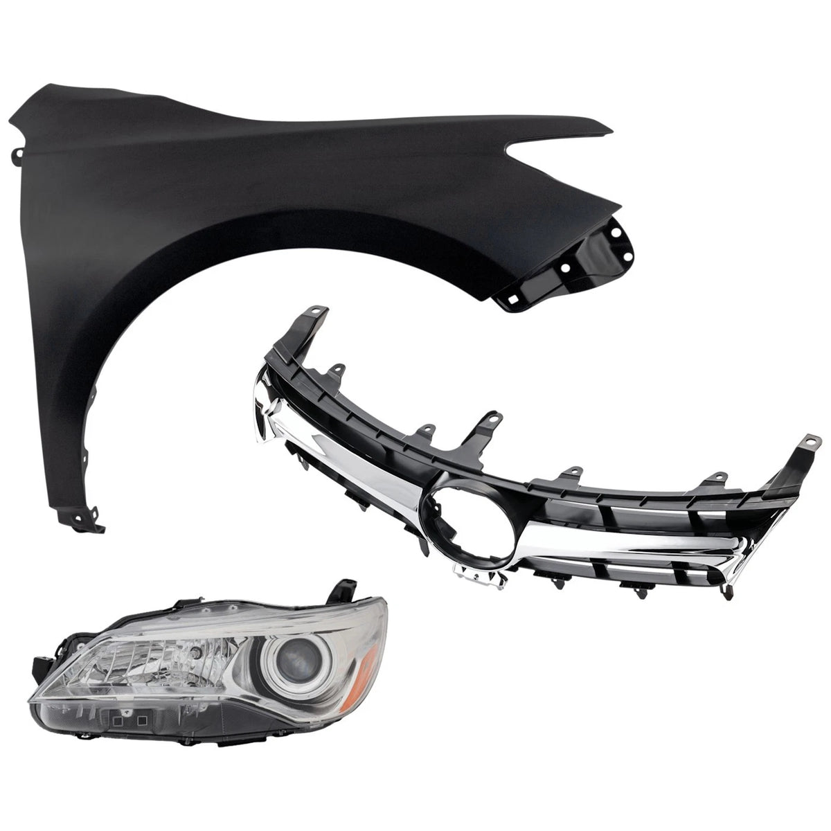 Driver Left Side Headlight for Toyota Camry (2015–2017)