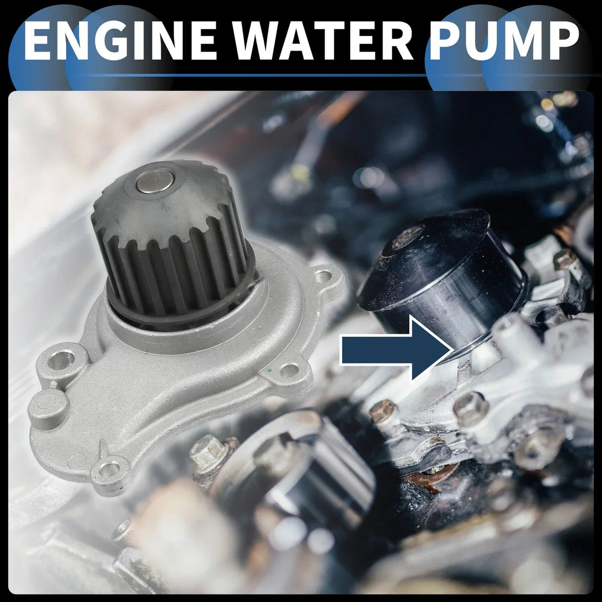 Water Pump Assembly for Chrysler Cirrus (1995-2000) with Seals