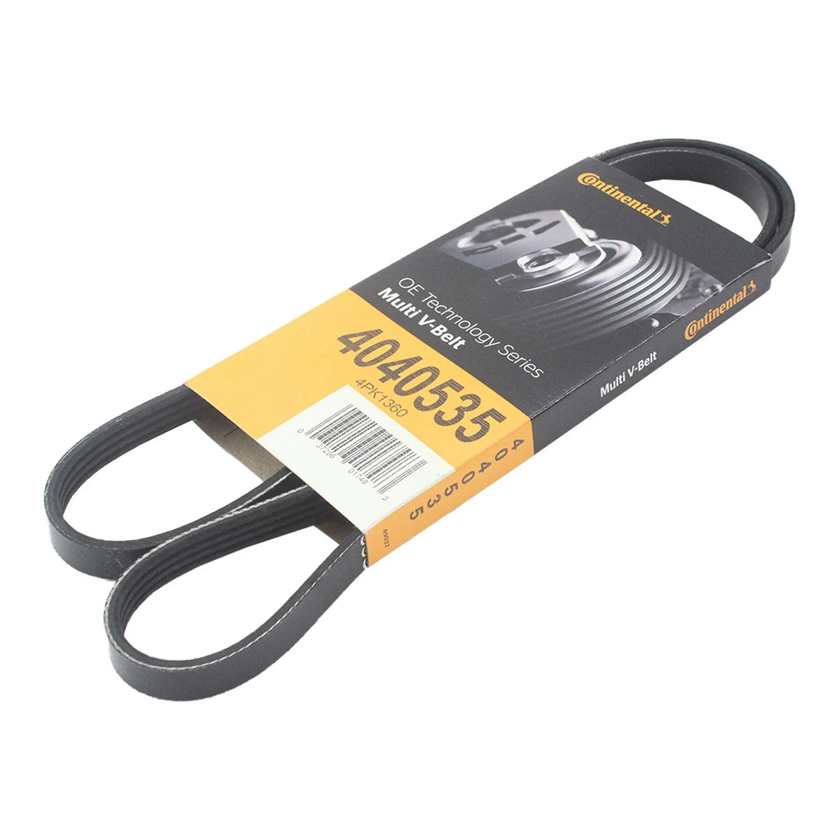 Serpentine Multi-V Belt for Automotive by Continental 4040535