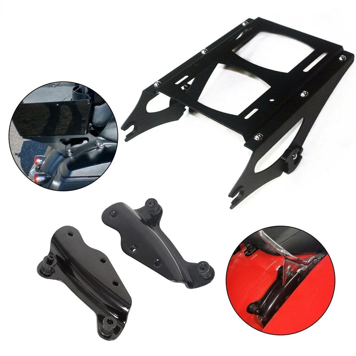 Detachable Moto Trunk Mount Rack for Harley Touring (2009–2013)