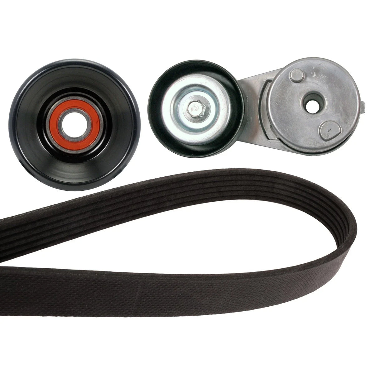 Drive Belt Idler Pulley Tensioner Kit for Express 3500, Savana 3500 (2003–2007)