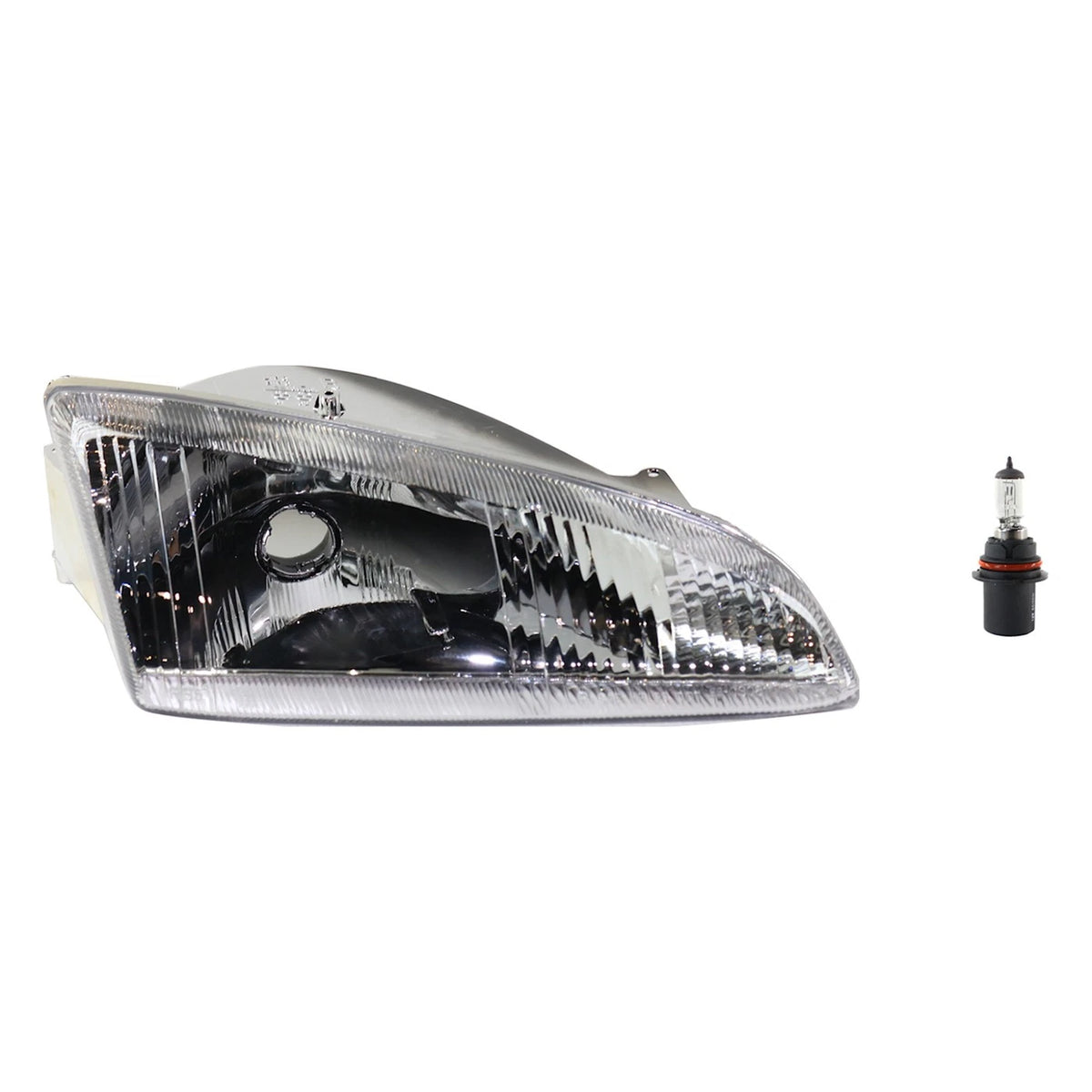 Headlight Kit for Dodge Intrepid (1995–1997) Right Passenger Vertical Fluted Lens