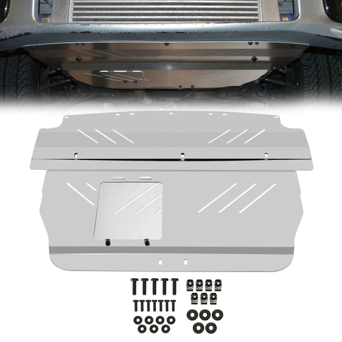 Aluminum Engine Splash Shield Under Tray for WRX STI 2004-2007