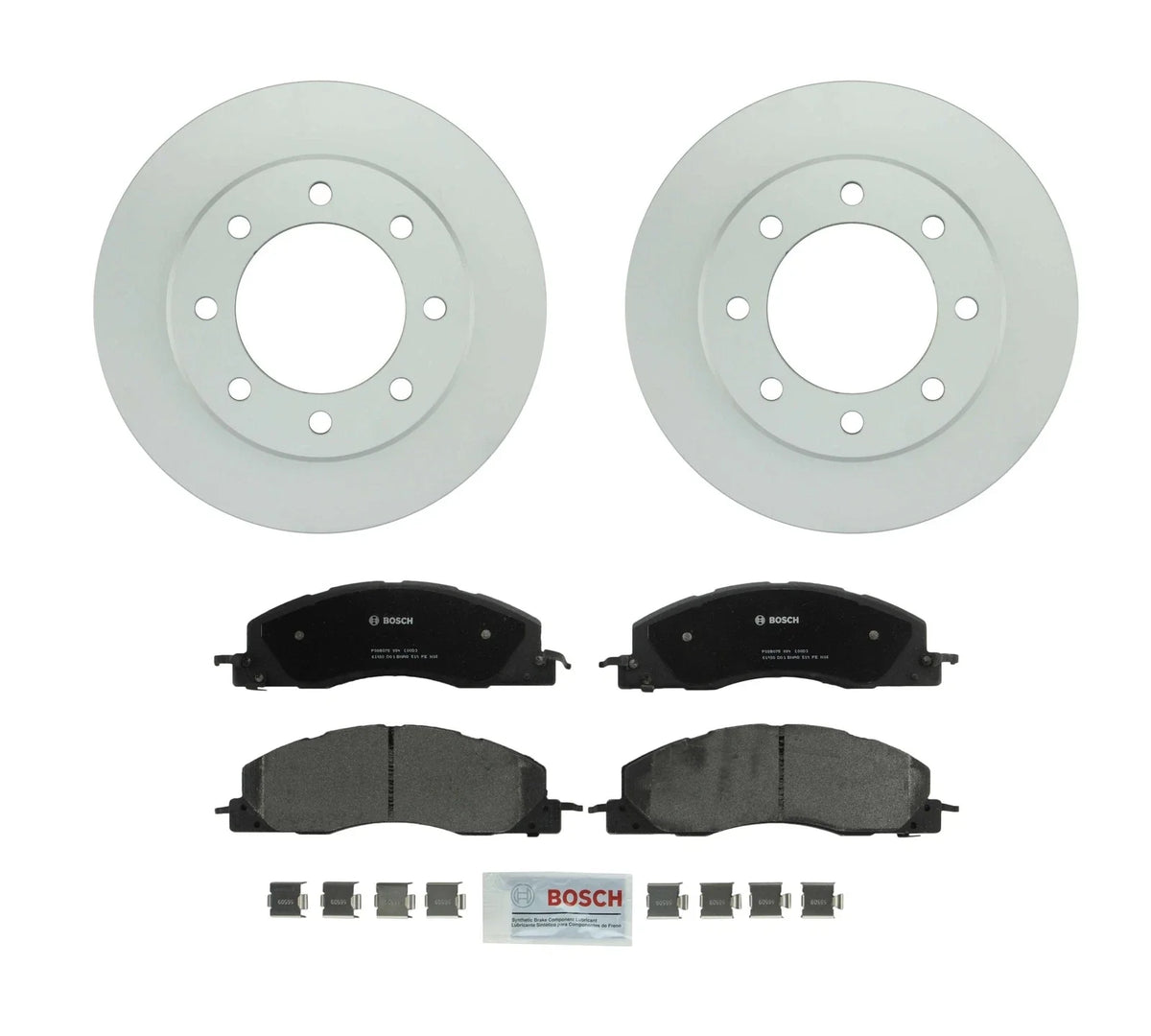 2X Front Vented Rotors & Semi-Metallic Brake Pads for Ram Dodge