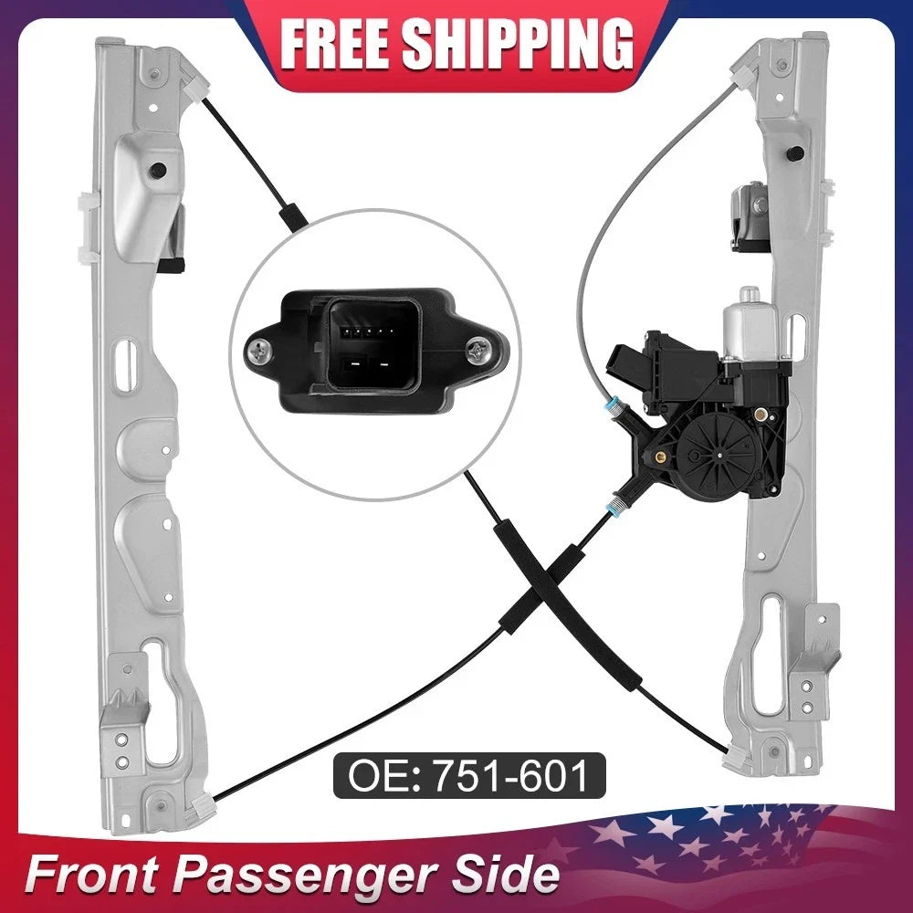 Window Regulator with Motor for 2011-2014 Ford F-150 Right Side