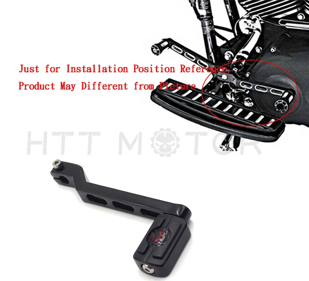 Rear Heel Shift Lever Peg - Skull Shifter for Harley Road Glide 2015-2018